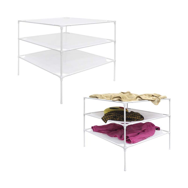 Growsun Sweater Drying Rack 6-Layer Stackable Mesh Cloth Dry Dyier,White - Image 4